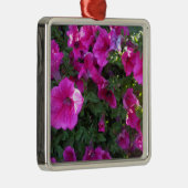 Natuur, Flora, roze bloem Metalen Ornament (Rechts)
