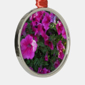 Natuur, Flora, roze bloem Metalen Ornament (Rechts)