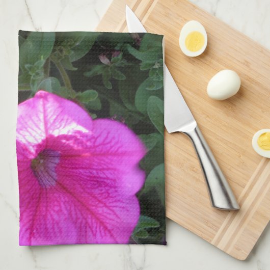 Natuur, Flora, roze bloem Theedoek (Quarter Fold)