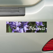Natuur Floral Blue Flower Bumpersticker (Op auto)