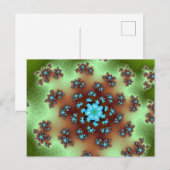 Natuur Floral Sprinkles Briefkaart (Voorkant / Achterkant)