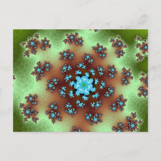 Natuur Floral Sprinkles Briefkaart (Voorkant)