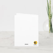 Natuur Flower Wenskaart Kaart (Achterkant)