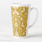 Natuur fluisterbijenkorf latte mok (Rechts)