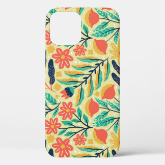Natuur Foliage: Bloemen naadloos patroon. Case-Mate iPhone Case