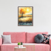 Natuur Foliage Trust het proces Canvas Print (Insitu (Woonkamer))