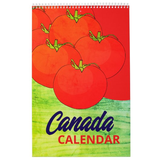 Natuur Foods Art | Canada 2026 Muur Kalender (Hoes)