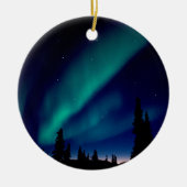 Natuur Forces Aurora Borealis Alaska Keramisch Ornament (Voorkant)