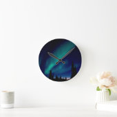 Natuur Forces Aurora Borealis Alaska Ronde Klok (Huis)