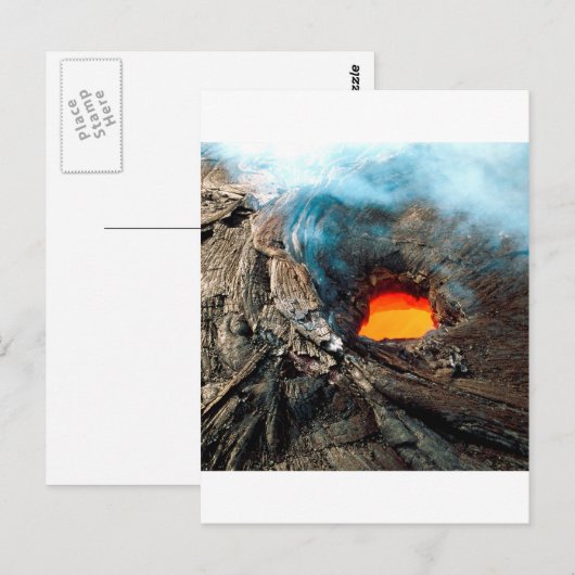 Natuur Forces Kilauea Hawaii Volcanoes Briefkaart (Voorkant / Achterkant)