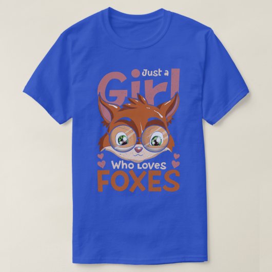 Natuur Forest Animal, gewoon een meisje dat van fo T-shirt (Design voorkant)