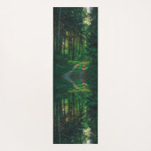 Natuur Forest Birch Trees Landscape Road Yogamat (Achterkant)
