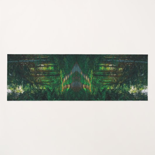 Natuur Forest Birch Trees Landscape Road Yogamat (Voorkant (horizontaal))