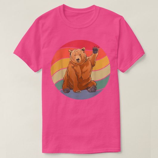 Natuur Forest Grizzly Beer T-shirt (Design voorkant)