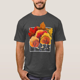 Natuur Forest Leaves Autumn Trees Herfst 742 T-shirt