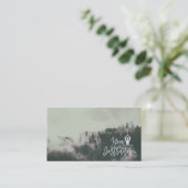 Natuur Forest of Meditation Yoga-instructeur Scrip Visitekaartje (Staand voorkant)