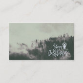 Natuur Forest of Meditation Yoga-instructeur Scrip Visitekaartje (Voorkant)