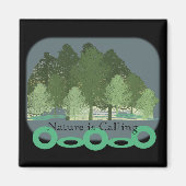 Natuur Forest of Trees Magnet (Voorkant)