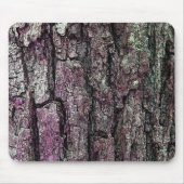 Natuur Forest Old Pine Bark Paars Muismat (Voorkant)