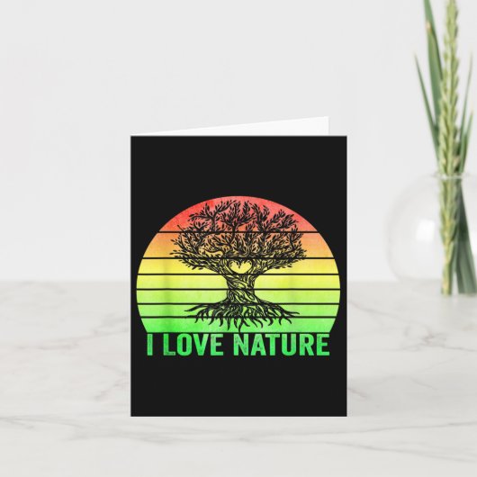 Natuur Forest Tree Natuur Conservation Climate Pro Kaart (Voorkant)