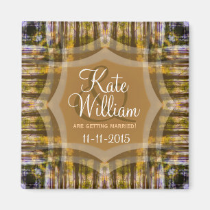 Natuur Forest Wedding Announding Magnet