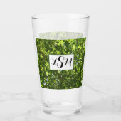 Natuur Foto: Bright Green Leaves Glas (Achterkant)