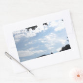 Natuur Foto Skyline CherryHill NewJersey NVN666 F Rechthoekige Sticker (Envelop)