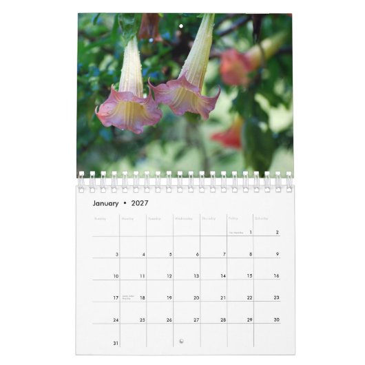 Natuur fotografie agenda kalender (Jan 2027)
