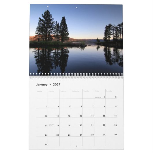 Natuur fotografie-agenda kalender (Jan 2027)