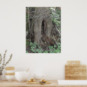 Natuur Fotografie boomstam airdeur Poster (Keuken)