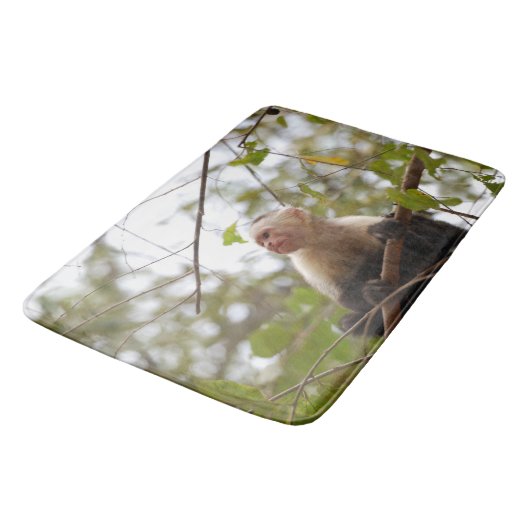 Natuur fotografie, Capuchin Monkey Badmat (Gekanteld)