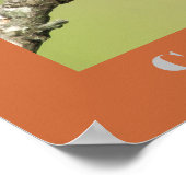 Natuur Fotografie Cedar Waxwing Birder Poster (Hoek)