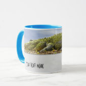 Natuur Fotografie Enorme Gator Panoramisch Uitgesn Mok (Voorkant links)