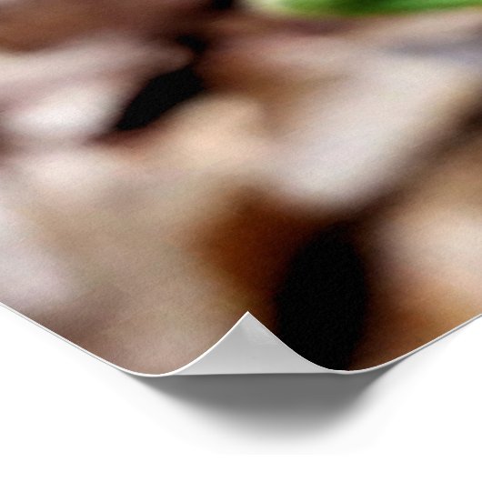 Natuur Fotografie, FIddlehead Fern in Springtime Poster (Hoek)