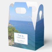 Natuur Fotografie mediterrane Zee Weddenschap Bedankdoosjes (Geopend)