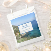 Natuur Fotografie mediterrane Zee Weddenschap Bedankzakje (Geknipt)