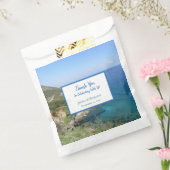 Natuur Fotografie mediterrane Zee Weddenschap Bedankzakje (Gezegeld)