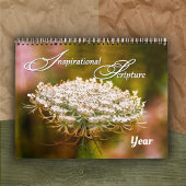 Natuur Fotografie met Inspirerend Schrift Kalender