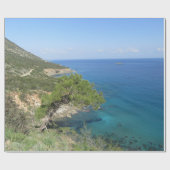 Natuur Fotografie Middellandse-Zegebergte & Zee Cadeaupapier (Vlak)