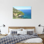 Natuur Fotografie Middellandse-Zegebergte & Zee Canvas Afdruk (Insitu (Slaapkamer))