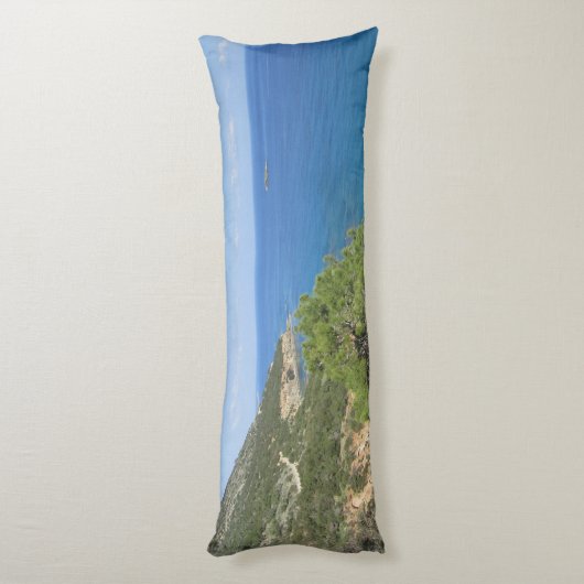 Natuur Fotografie Middellandse-Zegebergte & Zee Lichaamskussen (Achterkant (Verticaal))