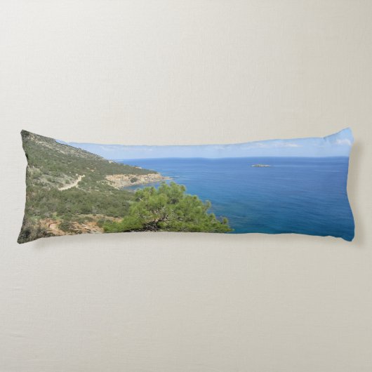 Natuur Fotografie Middellandse-Zegebergte & Zee Lichaamskussen (Voorkant)