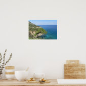 Natuur Fotografie Middellandse-Zegebergte & Zee Poster (Keuken)
