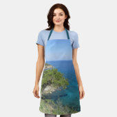 Natuur Fotografie Middellandse-Zegebergte & Zee Schort (Gedragen)