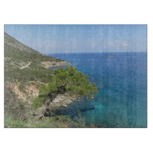 Natuur Fotografie Middellandse-Zegebergte & Zee Snijplank (Voorkant)