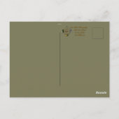 Natuur Fotografie Mockingbird Birder Card Briefkaart (Achterkant)