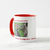 Natuur Fotografie Pileated Woodpecker Birder Mok (Voorkant links)