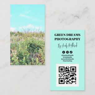 Natuur Fotografie QR Code Visitekaartje