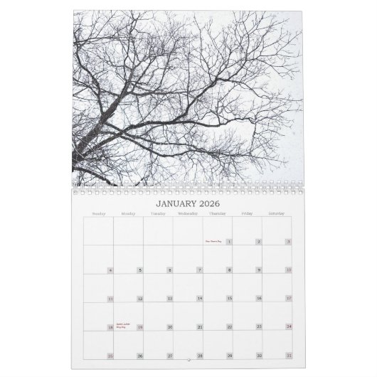 Natuur fotokalender kalender (Jan 2026)