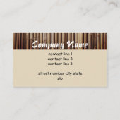 natuur fotokunst aangepast visitekaartje dubbelzij (Achterkant)